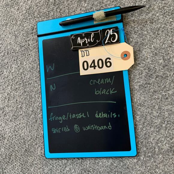 Jessica Simpson Romper Womens M Medium Cream Black Paola Fringe Tassel Flap - Picture 15 of 16